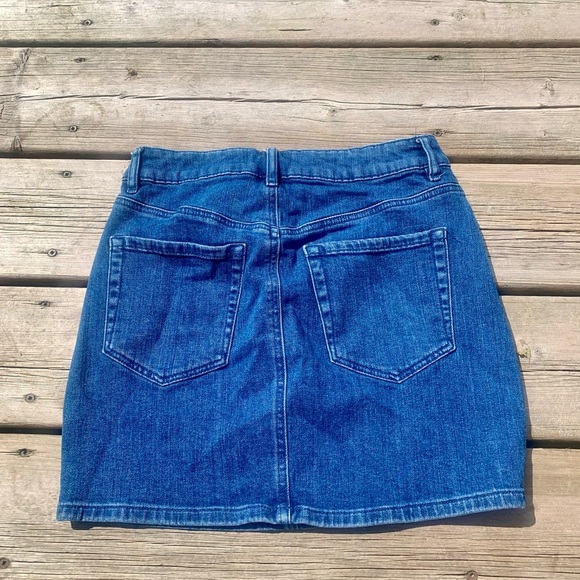 💜 Garage Blue Denim Mini Skirt - Size S - Picture 4 of 6